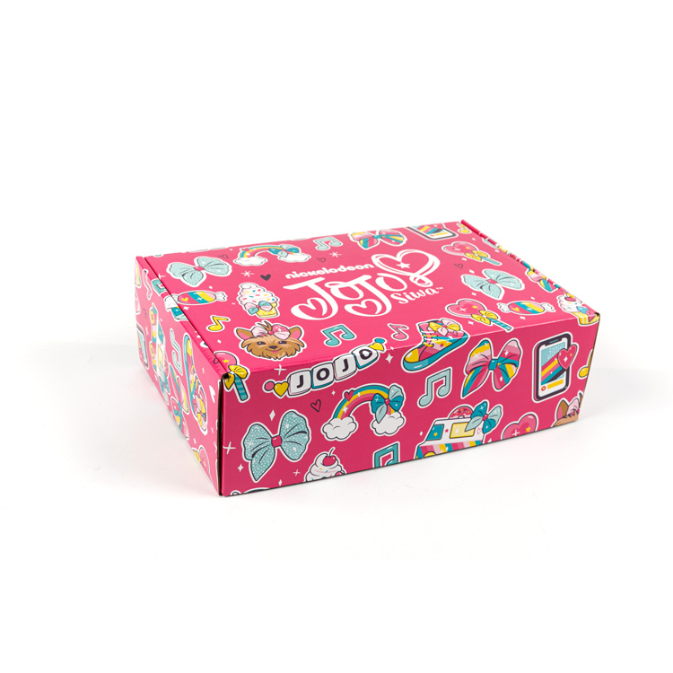 Corrugated Toy Paper Box JOJO Pink