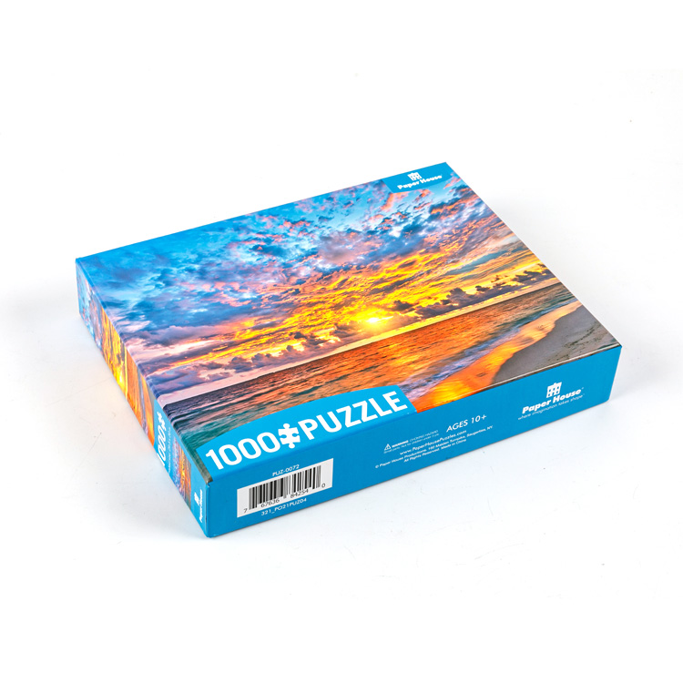 Puzzle 1000pcs occasum solis ad mare