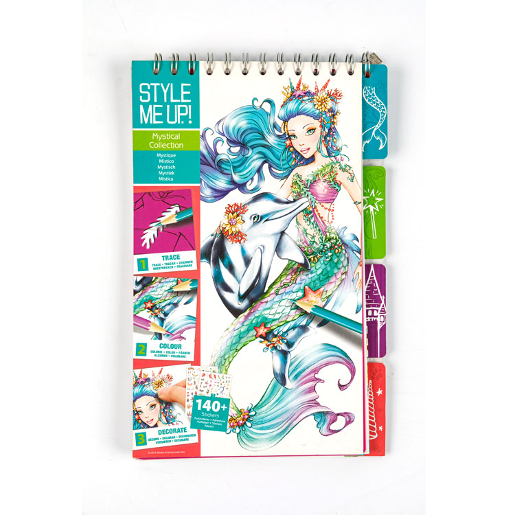 Sketch Book-Top Spiral Book Nicaeni Mermaid